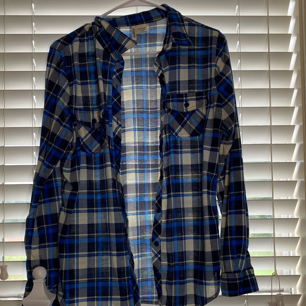 Blue Passport Flannel